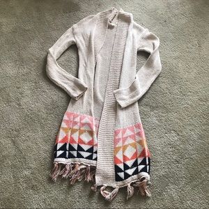 Roxy full length sweater